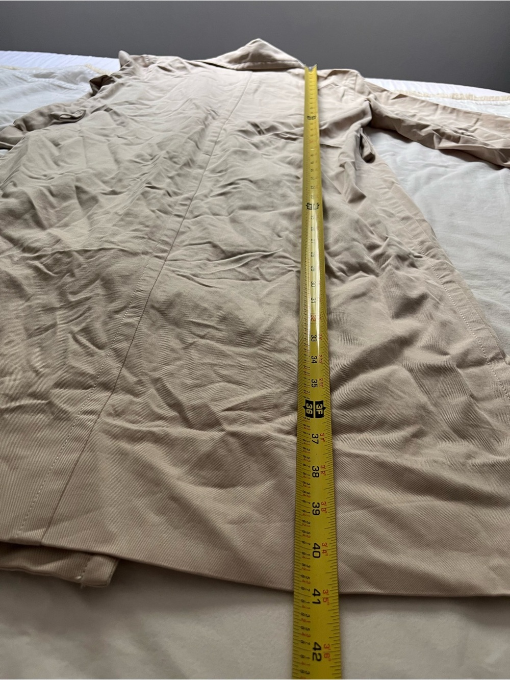 Everlane Women’s Drape Trench Coat Khaki Double Breasted Lyocell Size XS - Picture 15 of 15